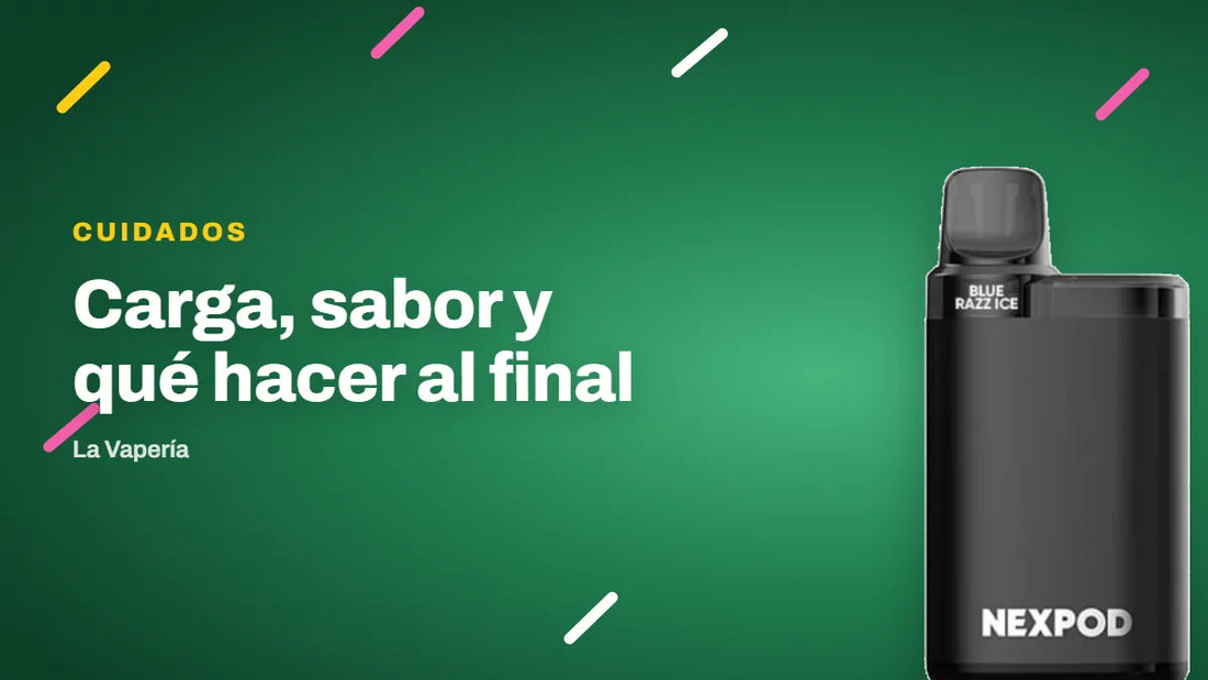 Cómo cuidar un vape: carga, sabor y dónde botarlo
