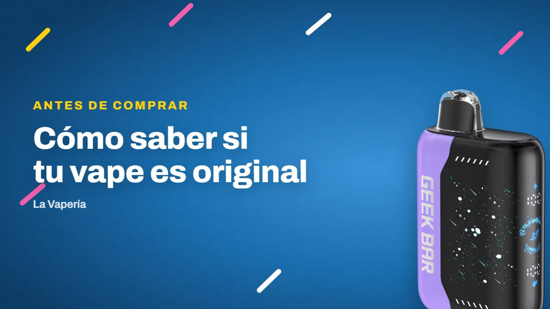 Cómo saber si un vape es original o falso