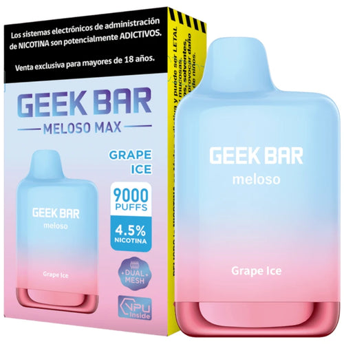 Vaper Desechable Geek Bar Meloso Max Grape Ice