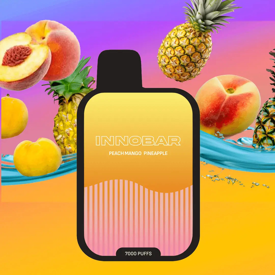 Vaper Desechable Innobar 7000 Puffs Peach Mango Pineapple