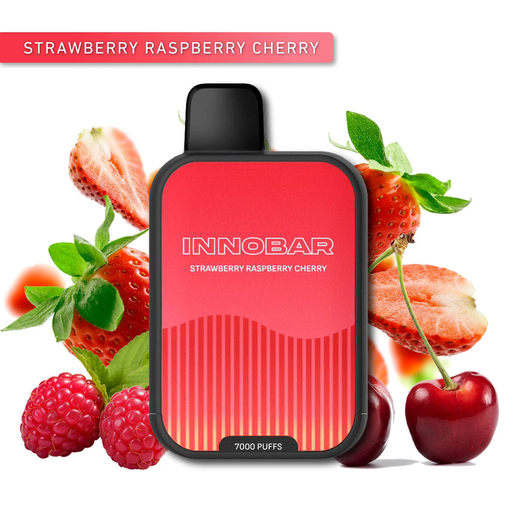 Vaper Desechable Innobar 7000 puffs Strawberry Raspberry Cherry