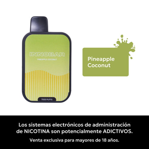 Vaper Desechable Innobar 7000 puffs Pineapple Coconut