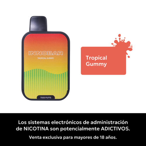 Vaper Desechable Innobar 7000 puffs Tropical Gummy