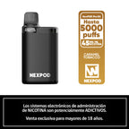 Vaper Desechable Nexpod Kit 5000 Puff Caramel Tobacco