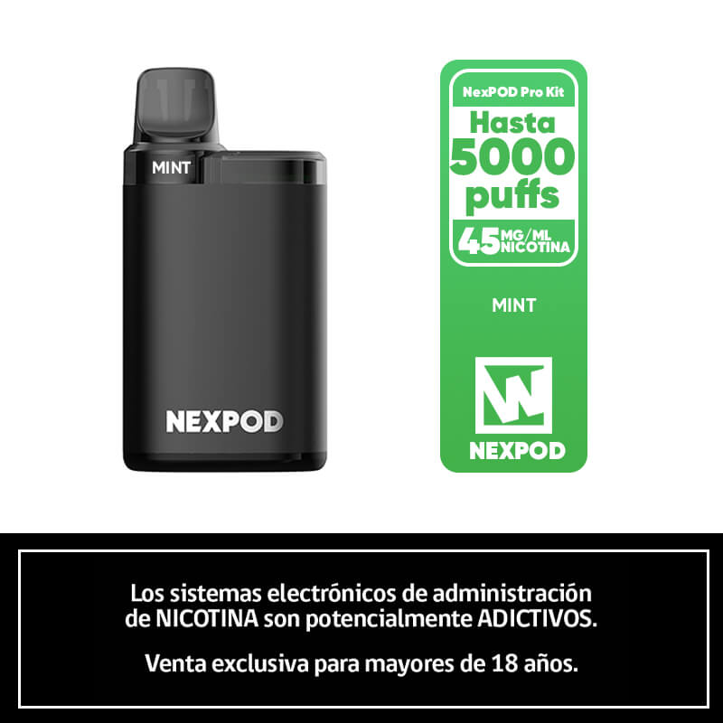 Vaper Desechable Nexpod Kit 5000 Puff Mint