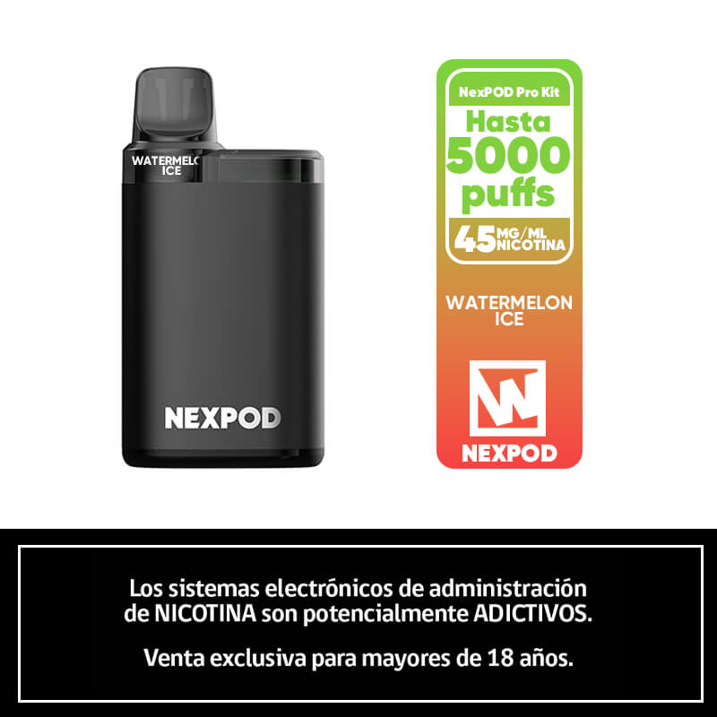 Vaper Desechable Nexpod Kit 5000 Puff Watermelon Ice