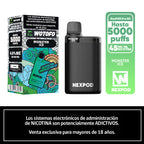 Vaper Desechable Nexpod Kit 5000 Puff Monster Ice