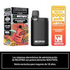 Vaper Desechable Nexpod Kit 5000 Puff Strawberry Mango