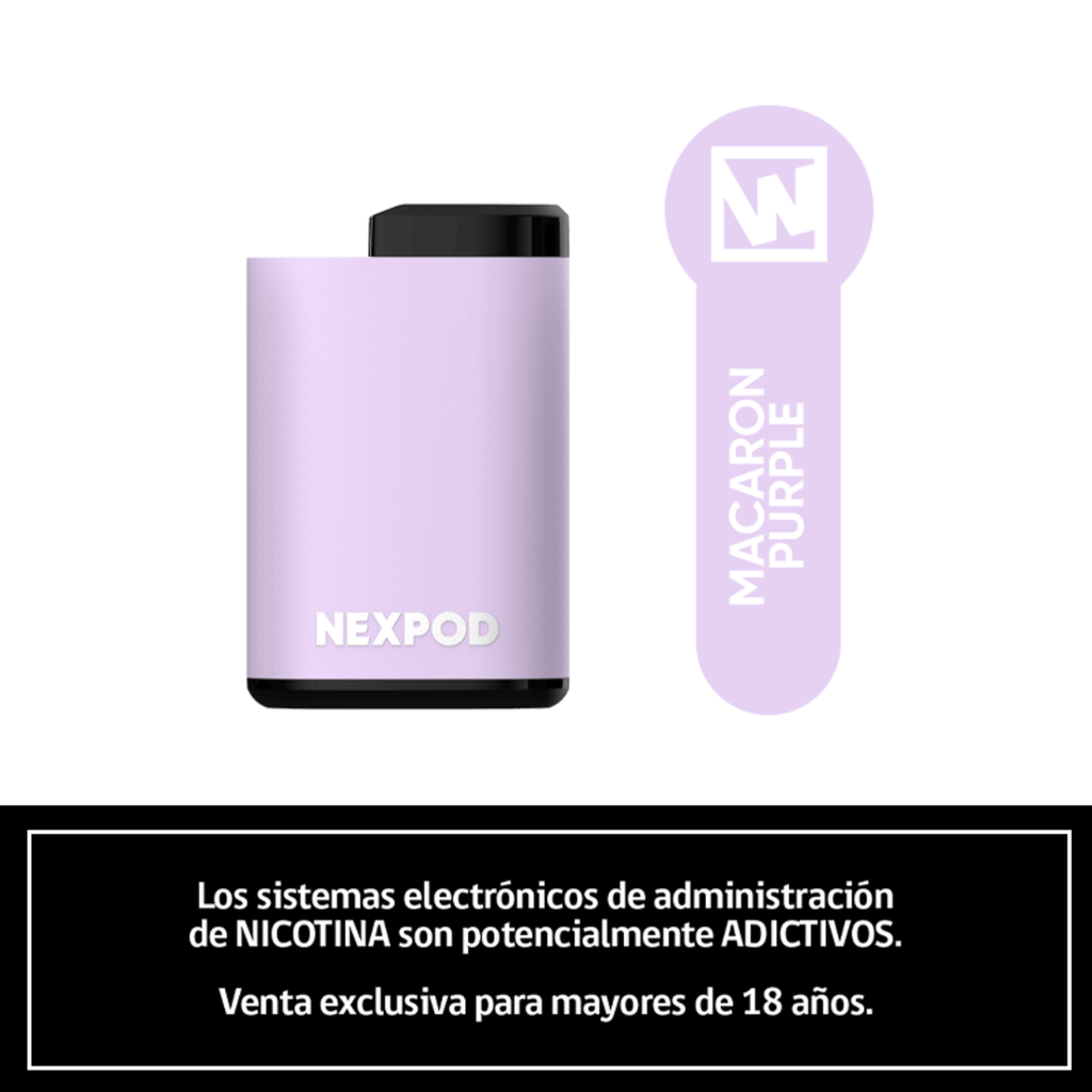 Vaper Desechable Nexpod Batería Macaron Purple