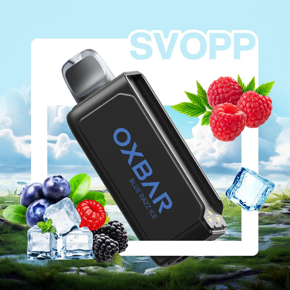 Vape Desechable Oxbar Svopp 25K Blue Razz Ice