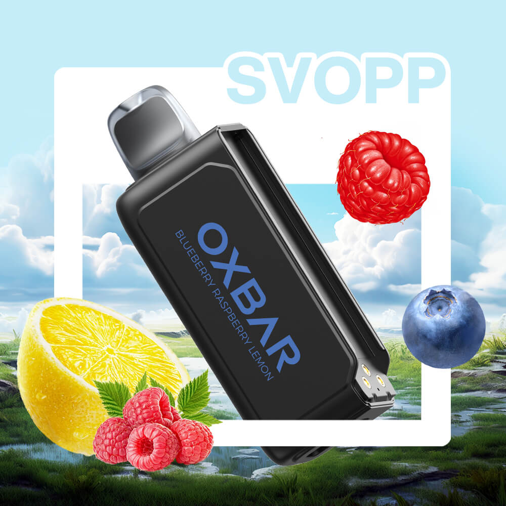 Vaper Desechable Oxbar Svopp 25000 Puffs Blueberry Raspberry Lemon