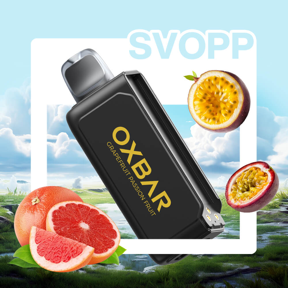Vaper Desechable Oxbar Svopp 25000 Puffs Grapefruit Passion Fruit