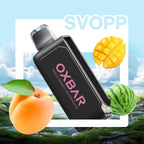 Vaper Desechable Oxbar Svopp 25000 puffs Peach Mango Watermelon