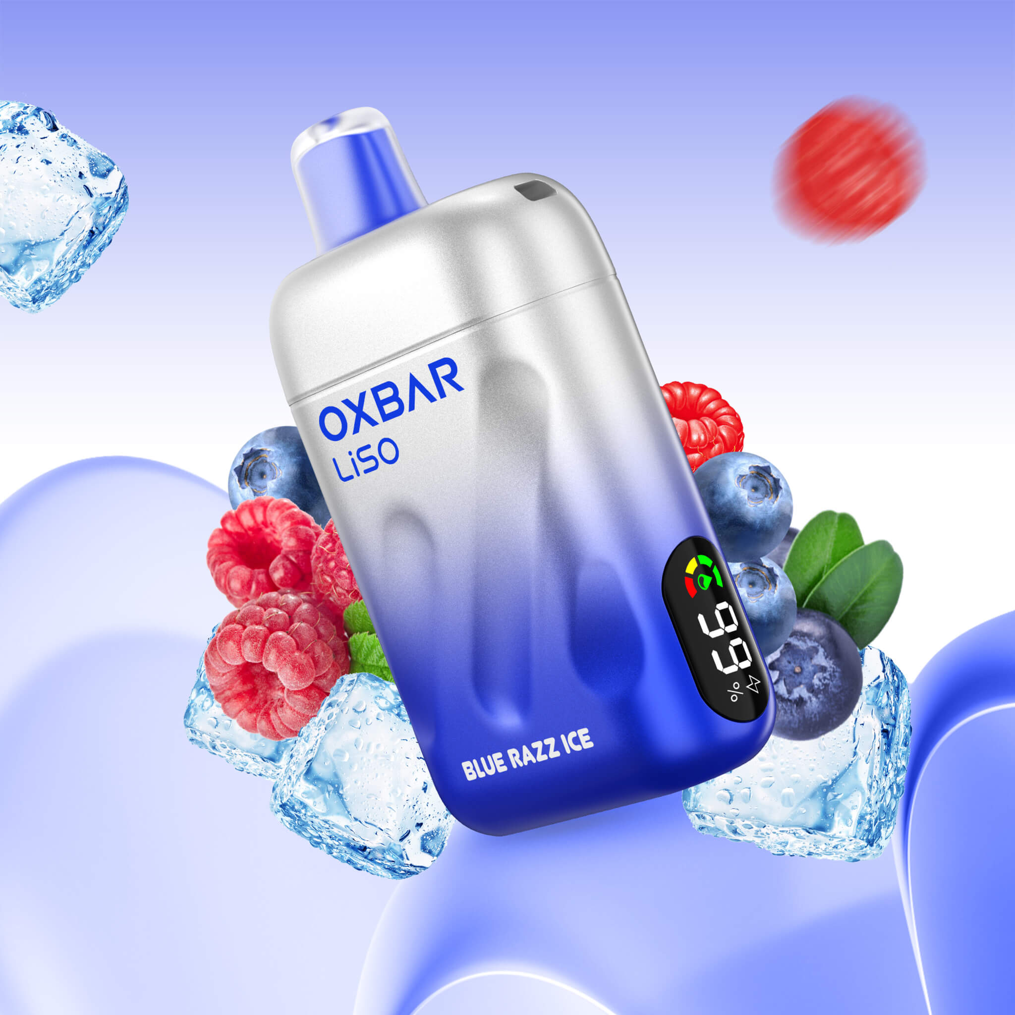 Vaper Desechable Oxbar Liso 28000 puffs Blue Razz Ice
