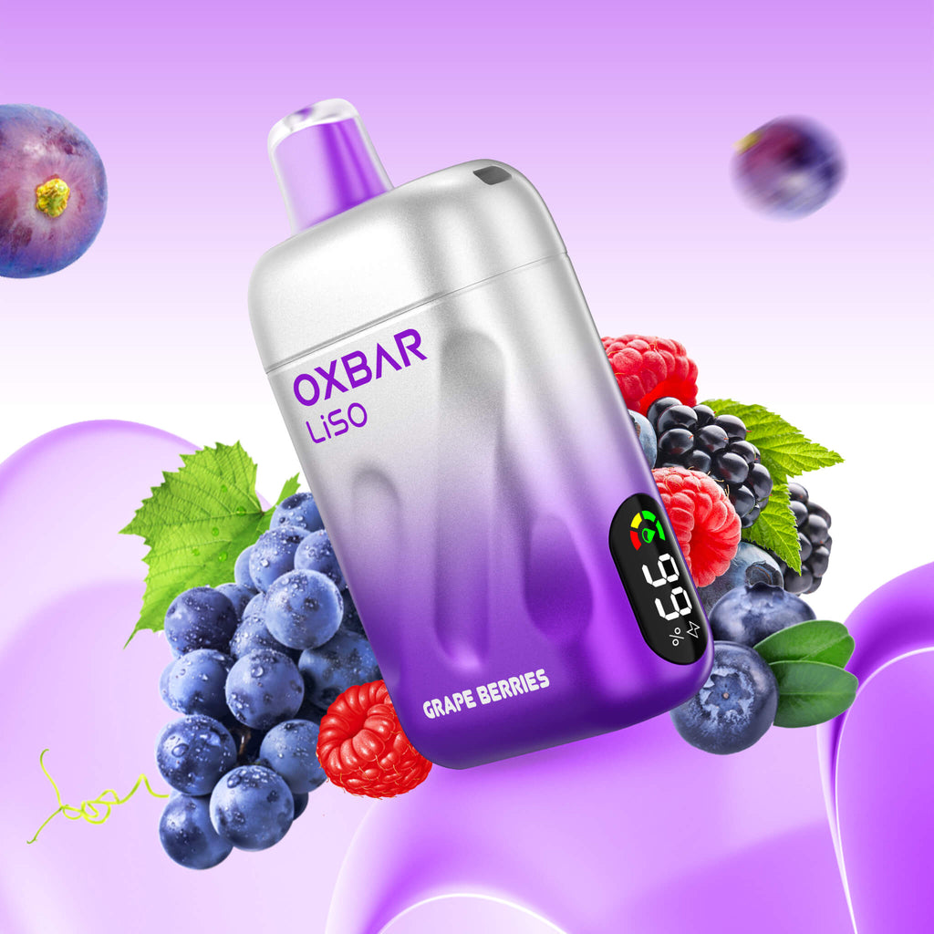 Vaper Desechable Oxbar Liso 28000 puffs Grape Berries