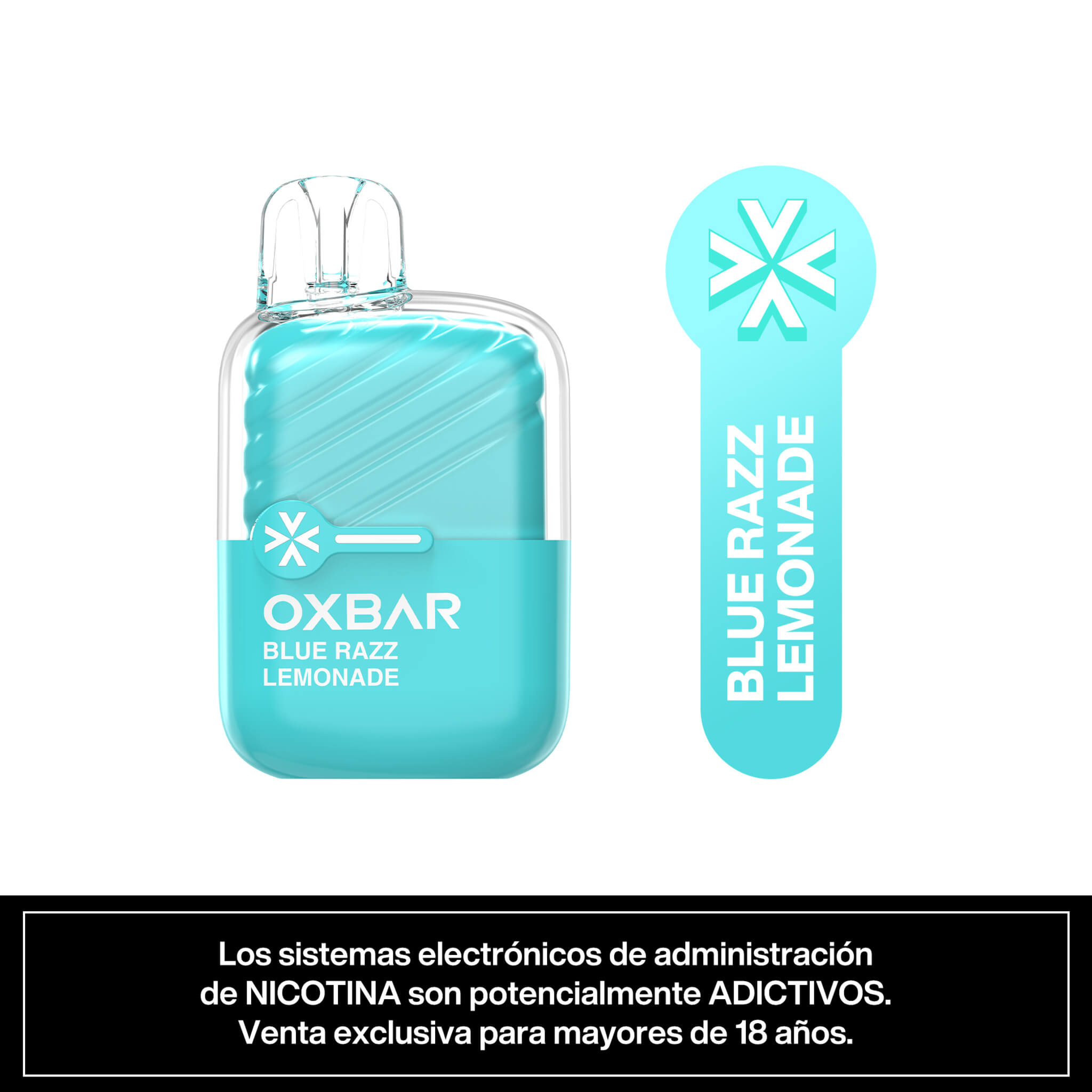 Vaper Desechable Oxbar Mini 2200 puffs Blue Razz Lemonade