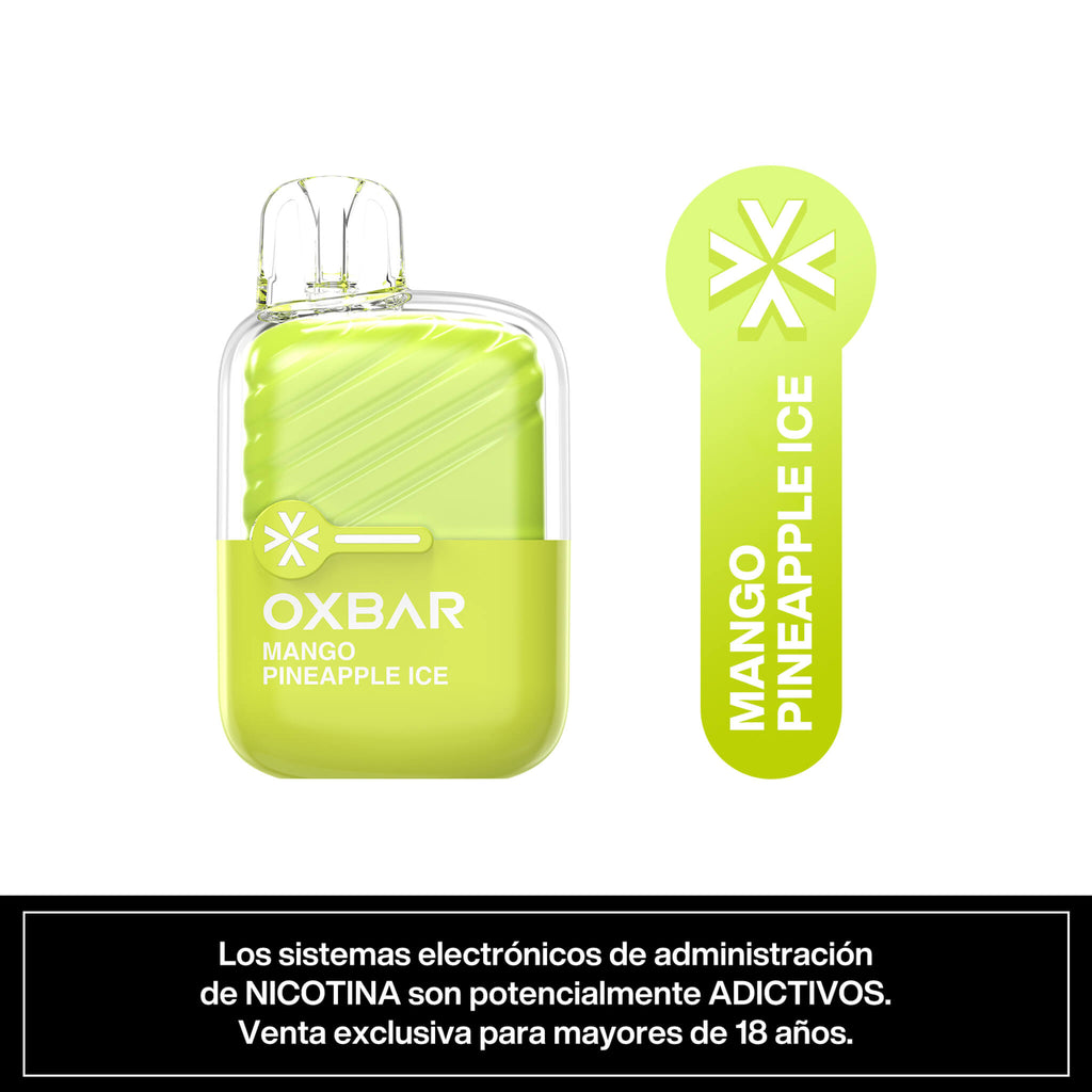 Vaper Desechable Oxbar Mini 2200 puffs Mango Pineapple Ice