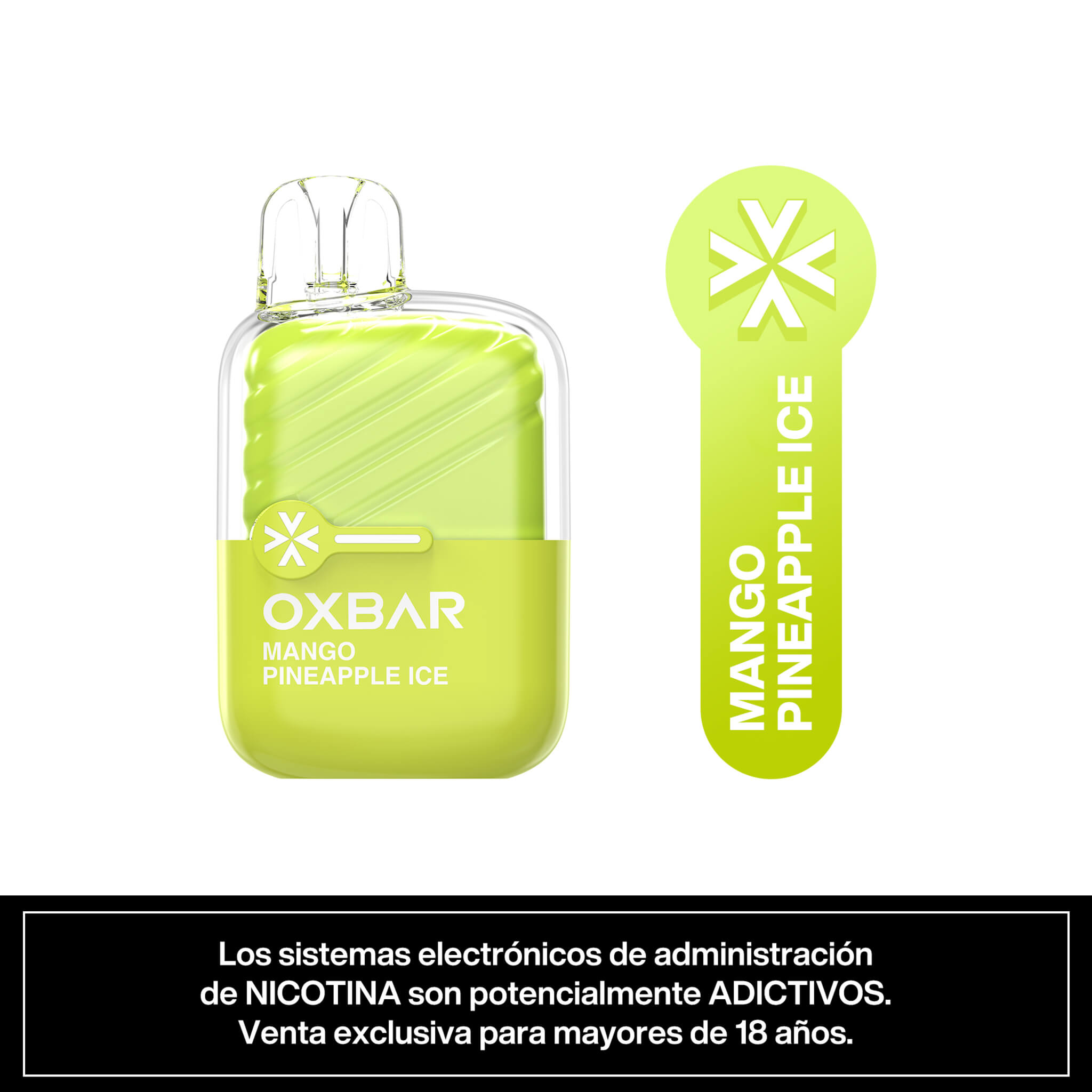 Vaper Desechable Oxbar Mini 2200 puffs Mango Pineapple Ice