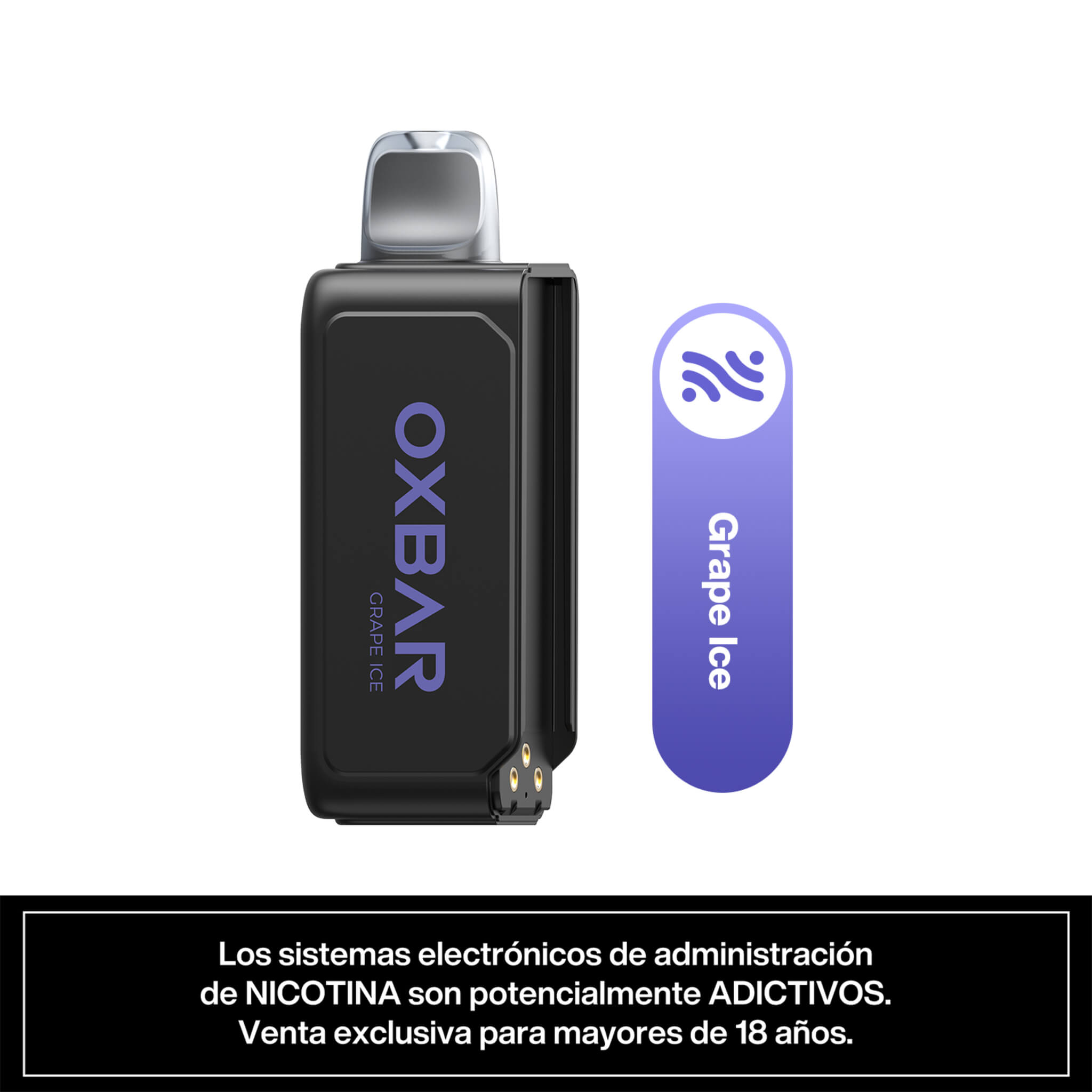 Vaper Desechable Oxbar Svopp 25000 puffs Grape Ice