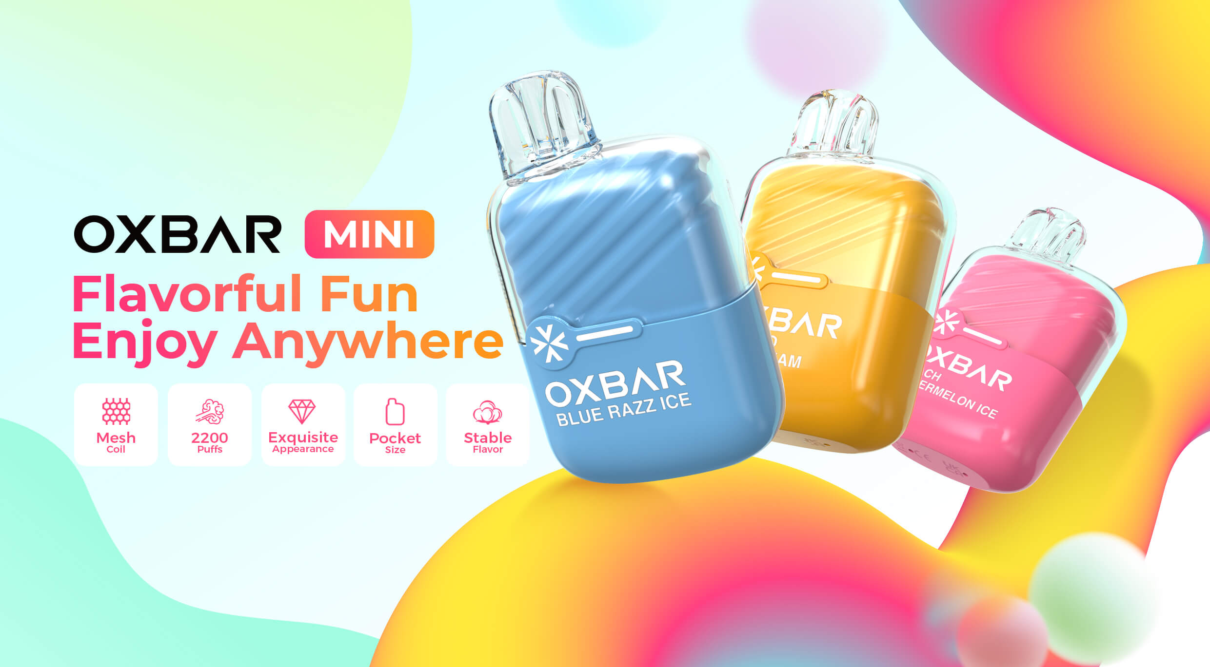 Vaper Desechable Oxbar Mini 2200 Puffs La Vaperia