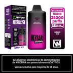 Vaporizador Desechable Nexbar 25000 puffs Grape Ice