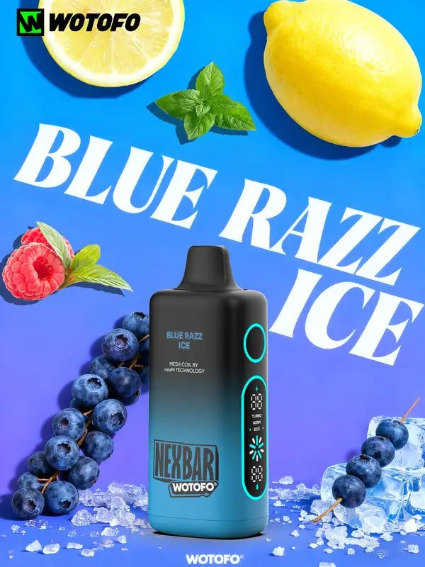 Vaporizador Desechable Nexbar 25000 puffs Blue Razz Ice