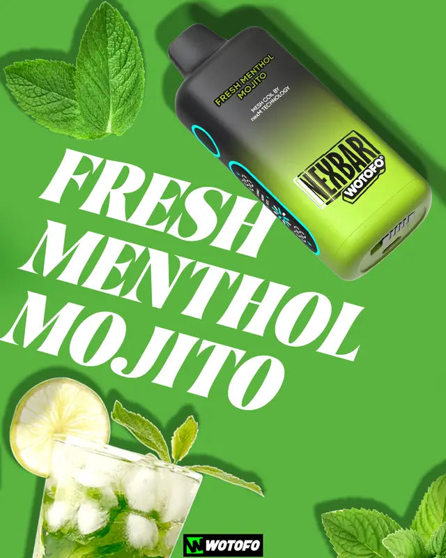 Vaporizador Desechable Nexbar 25000 puffs Fresh Menthol Mojito