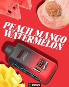 Vaporizador Desechable Nexbar 25000 puffs Peach Mango Watermelon