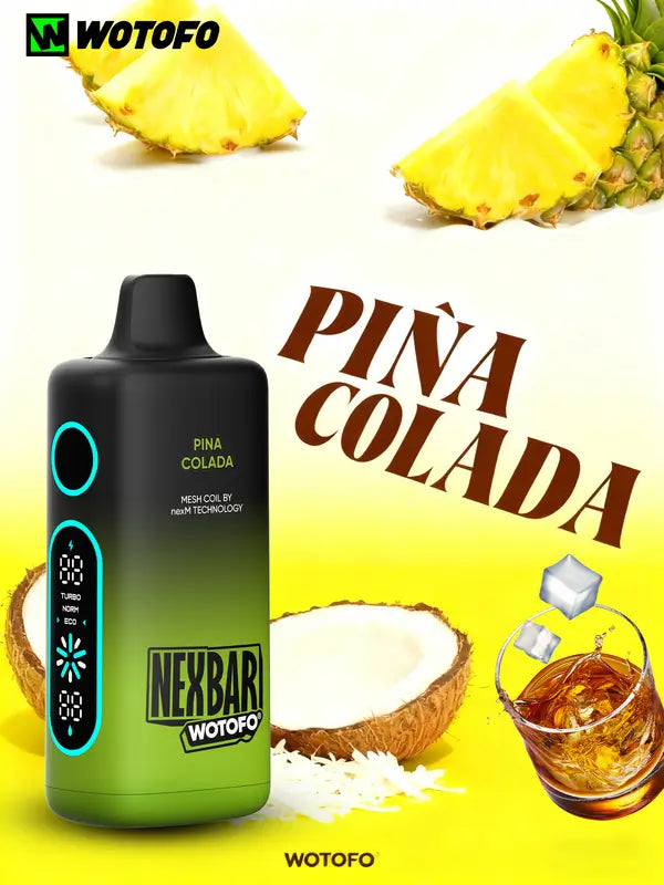 Vaporizador Desechable Nexbar 25000 puffs Piña Colada