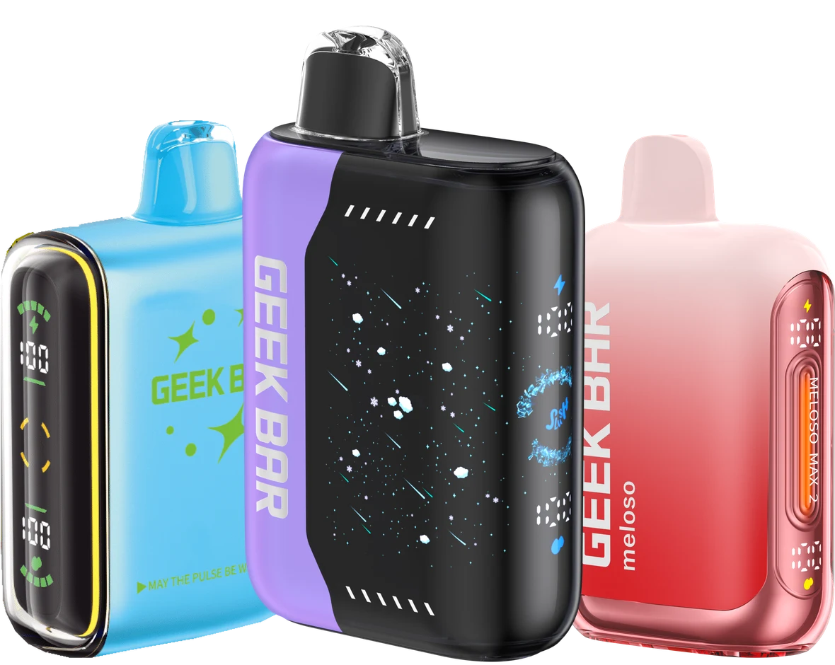 Vapers Geek Bar Pulse, Pulse X y Meloso Max 2