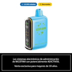 Vaper Geek Bar Pulse 15000 de hasta 15.000 caladas con dos modos, con advertencia de venta solo a mayores de 18 años