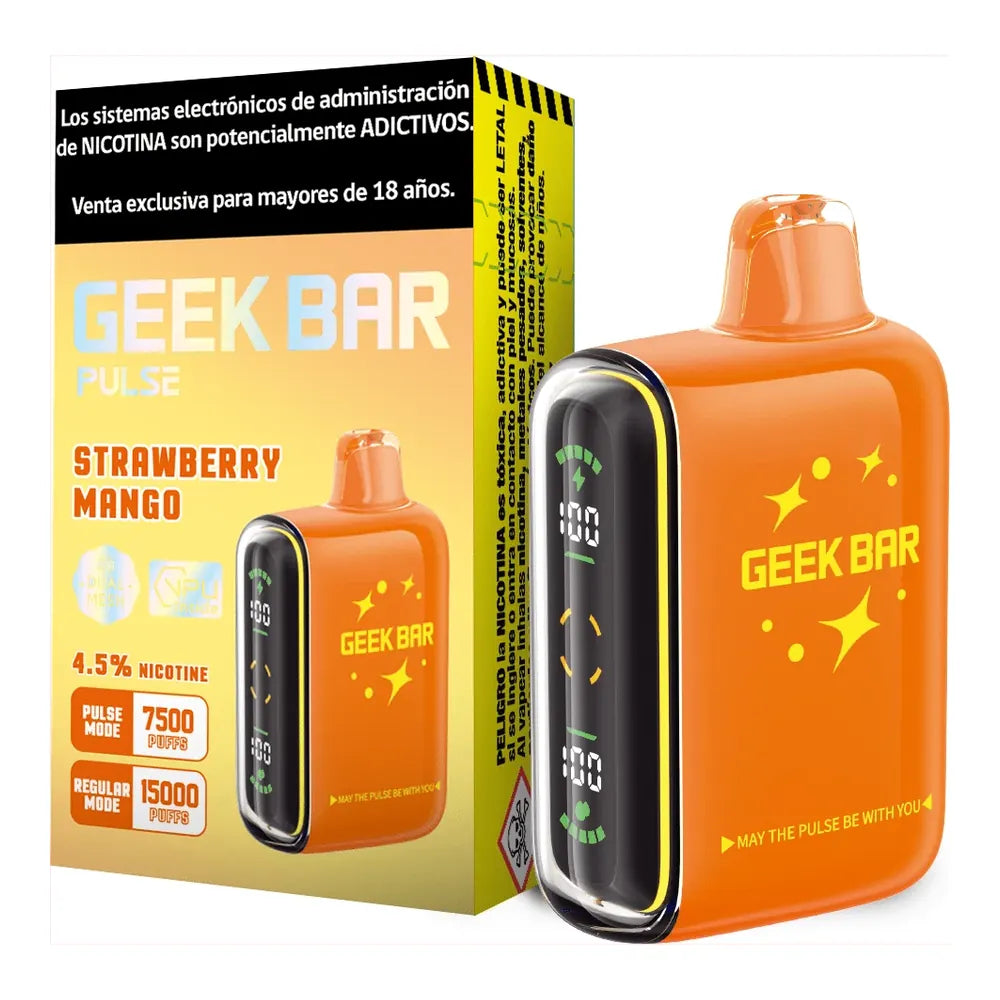 Geek Bar Pulse 15000 Puffs sabor Strawberry Mango