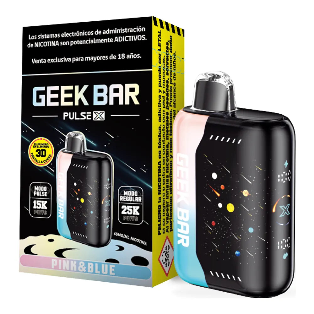 Geek Bar Pulse X 25000 Puffs sabor Pink & Blue