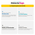 Envío de La Vapería: despacho gratis sobre $35.000, mismo día en Santiago y retiro en Huechuraba